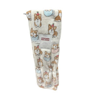 Corgi dog soft cozy throw blanket